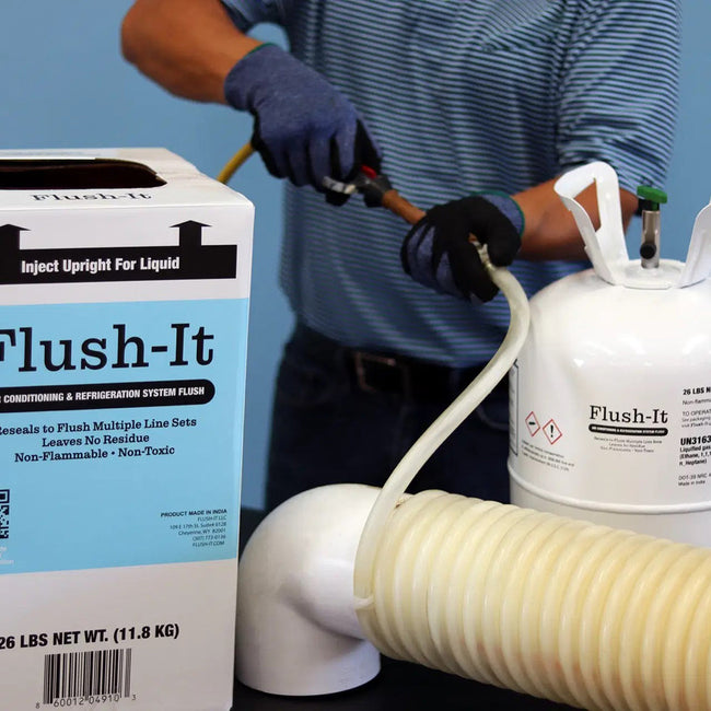 Professional AC System Line Set Flush Kit